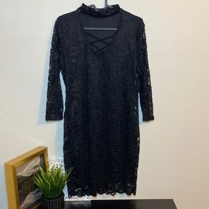 Short Black Lace Dress
